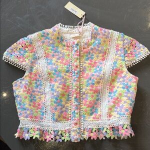 Colorful Floral Kids Blouse